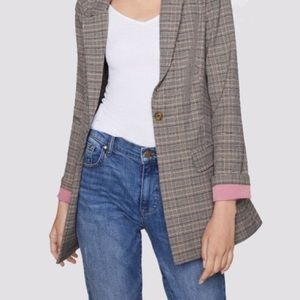 BCBGeneration PLAID BOYFRIEND BLAZER